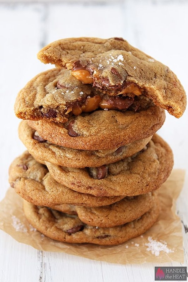 7. Печенье с шоколадной крошкой и соленой карамелью. Я уже представляю, как оно тает во рту