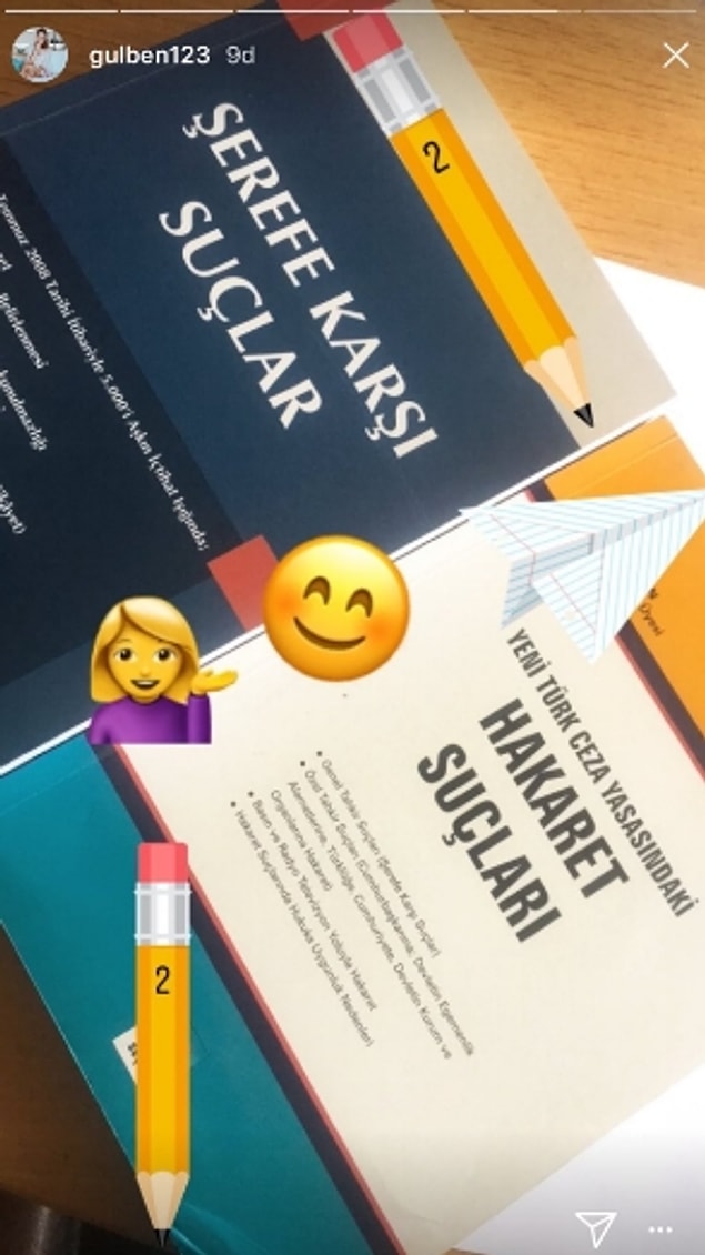 Gülben Ergen her ne kadar sessizliğini korusa da dava sürecini başlattığını Instagram hesabından yaptığı paylaşımlarla belli ediyordu sürekli.