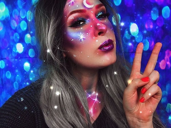 9. Как вам такая идея макияжа?