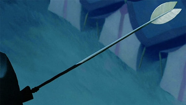 7. На этот вопрос вы точно ответите без труда: из какого мультика эта стрела?