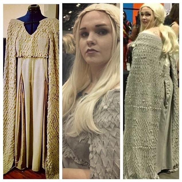 14. Daenerys olmak için dikiş kutusunu çıkarıp uğraşan hanımlar.