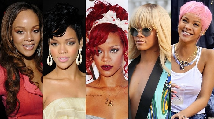 Her Zaman Şaşırtan Yenilik Kraliçesi Rihanna'nın Saç Stili Evrimini İnceliyoruz!