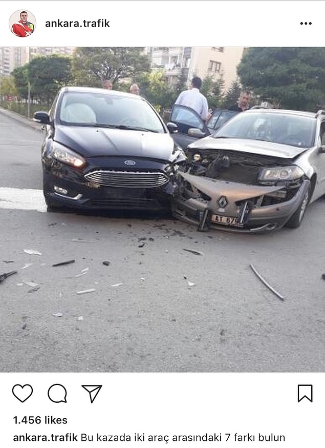 1. Trafiğin nabzını tutan Ankara'da Trafik sayfasında öyle örnekler var ki nutuk tutulması yaşatır. Önce paylaşımları, ardından akıllara zarar yorumları görelim.