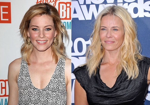 10. Элизабет Бэнкс и Челси Хэндлер