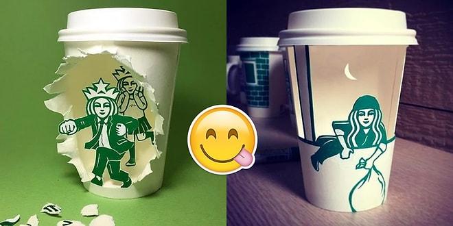 Güney Koreli Sanatçıdan Starbucks Müdavimlerinin Çok Hoşuna Gidecek 33 Çalışma