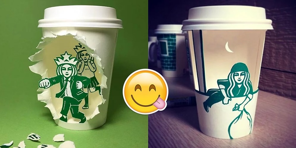 Güney Koreli Sanatçıdan Starbucks Müdavimlerinin Çok Hoşuna Gidecek 33 Çalışma