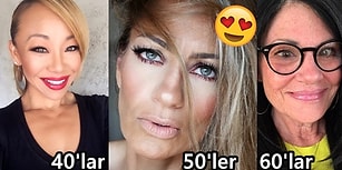 Makyajın Yalnızca 40 Yaş Altındakiler İçin Olmadığını Kanıtlayan 24 Güzeller Güzeli Kadın