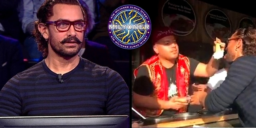 Maraş Dondurmacısının Aklını Aldığı Aamir Khan Şimdi de Kim Milyoner Olmak İster'de
