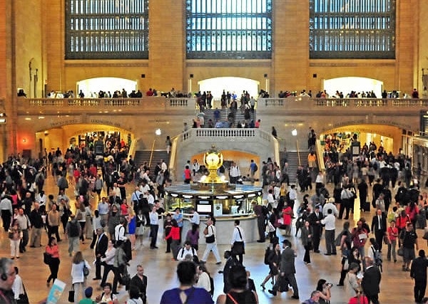 19. Центральный вокзал Нью-Йорка, США