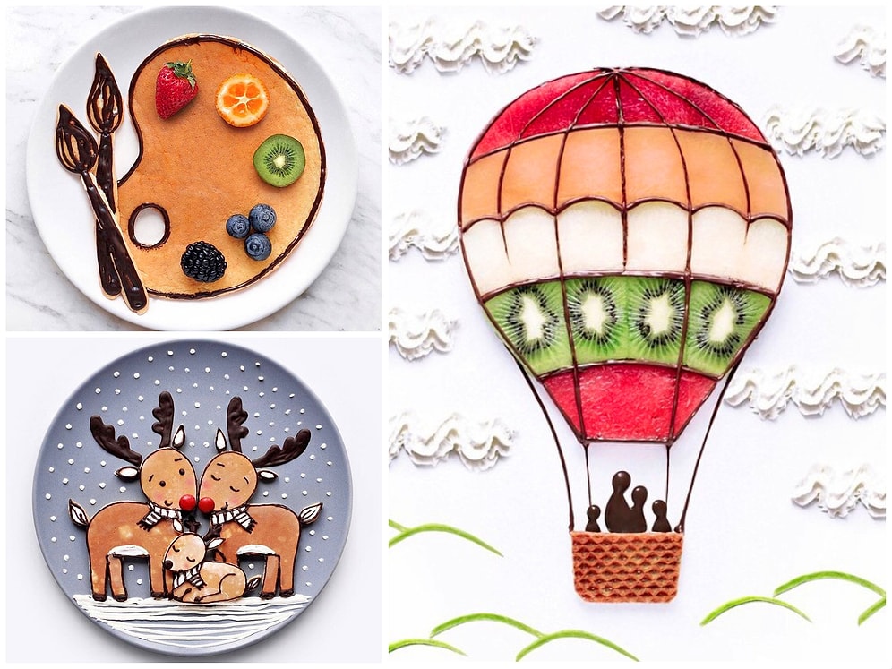 "Yemek Önce Gözü Doyuracak!" Sözünü Biraz Abartan Sanatçı: Daryna Kossar