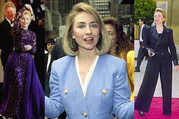 8. Hillary Clinton gibi aslında modaya ilginiz olmasa da çağı yakalayabilir, şıklığınızı dönemin başarılı parçalarından sağlayabilirsiniz.