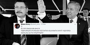Bülent Arınç'tan Melih Gökçek'e İmalı Gönderme: 'Koltuğundan Kalkmakta Sıkıntı Yaşıyorsa Altını Kirletmiştir'
