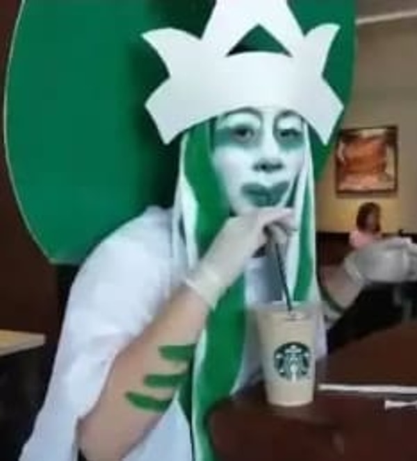1. Вот так должны выглядеть происки конкурентов кофейни Starbucks!