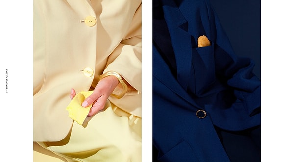 "Гардеробные снэки" - фотографический проект, в котором в центре внимания находятся кисти моделей крупным планом, держащие различные виды закусок: от обычных, таких как рожок мороженого или вафли, до более оригинальных, таких как устрицы.