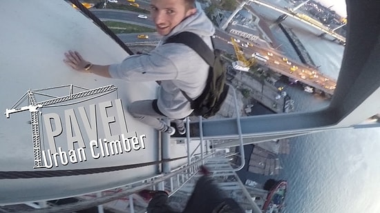 Haliç Tersanesindeki Vince Tırmanan Çılgın İkili