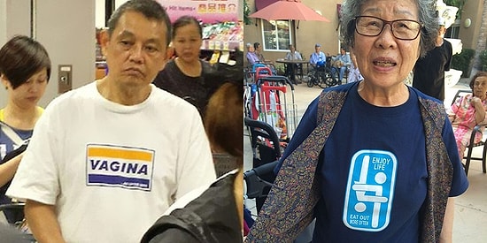 18 китайцев, которые понятия не имеют, что написано у них на футболке😅