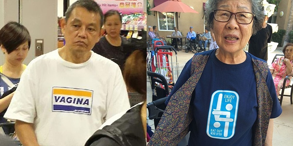 18 китайцев, которые понятия не имеют, что написано у них на футболке😅