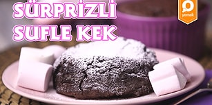 Suflenin En Güzel Tarafı Çikolatası Diyenleri Şaşırtan Sürprizli Sufle Kek Nasıl Yapılır?