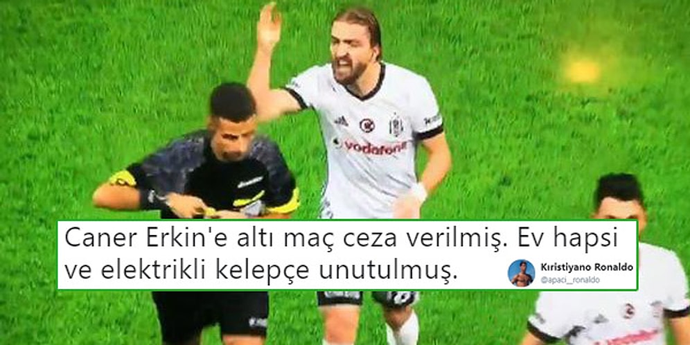 Caner Erkin'e Verilen 6 Maçlık Cezanın Ardından Ortalık Karıştı! İşte Tepkilerden Bazıları