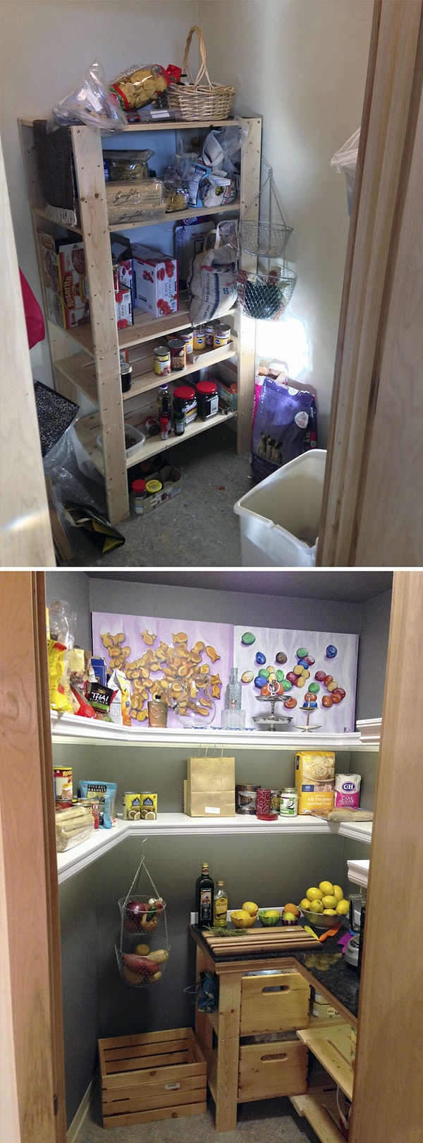 6. Парень отремонтировал кладовку, пока его девушка уезжала на длинные выходные.