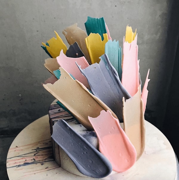 4. Торты с шоколадными «мазками» от кондитерской Kalabasa