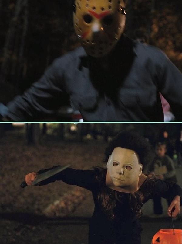 8. Jason ve Michael Myers gibi giyinmiş çocukların Will’i korkutmasıyla bu kült karakterler de unutulmuyor.