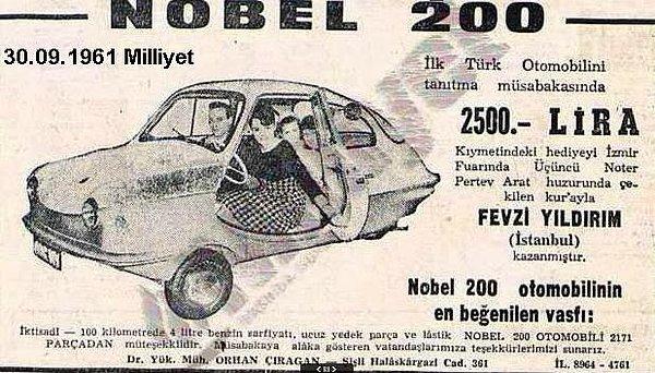 Türk girişimcilerinin üretiği ilk otomobil: Nobel 2000