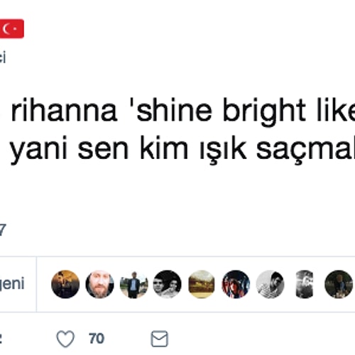 Ne Demis Unlu Sair Rihanna Iste Biricik Riri Mizin Soylemis Olmasi Muhtemel 23 Turkce Sarki Sozu Onedio Com