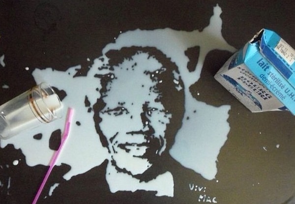 3. Нельсон Мандела из молока