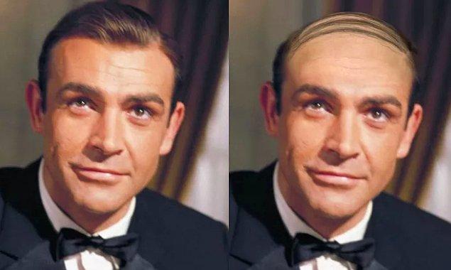 5. Sean Connery, James Bond'u oynadığı zaman peruk takıyordu.