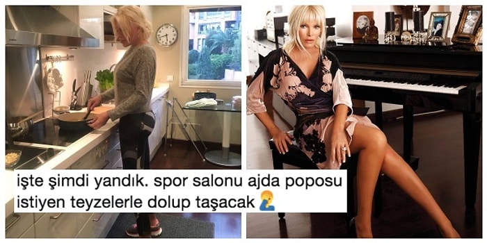 O Hâlâ Mükemmel! Ajda Pekkan Yemek Yaparken Paylaştığı Fotoğrafla Herkesi Kendine Hayran Bıraktı