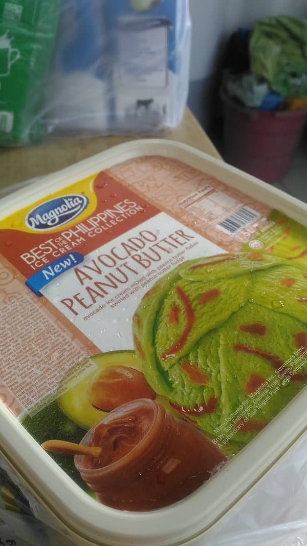 8. Мороженое со вкусом авокадо и арахисового масла...