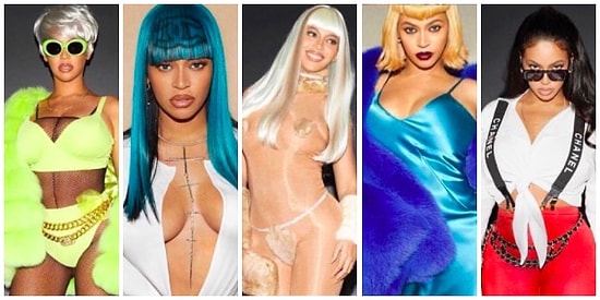 Beyoncé Efsanevi Rapçi Lil Kim'e Saygıda Kusur Etmedi ve Onu 5 Farklı Kostümle Canlandırdı!