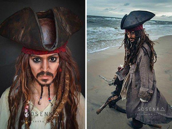 7. Jack Sparrow, Karayip Korsanları