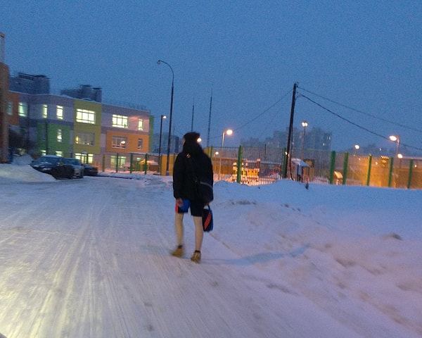 8. Побегать, видимо, вышел...