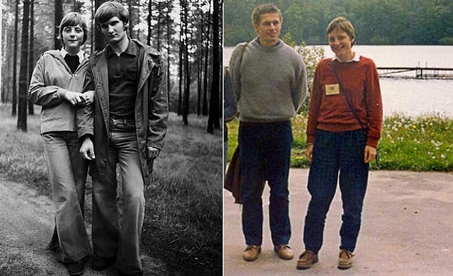 6. Angela Merkel ve Ulrich Merkel 1977-1982 / Joachim Sauer 1998