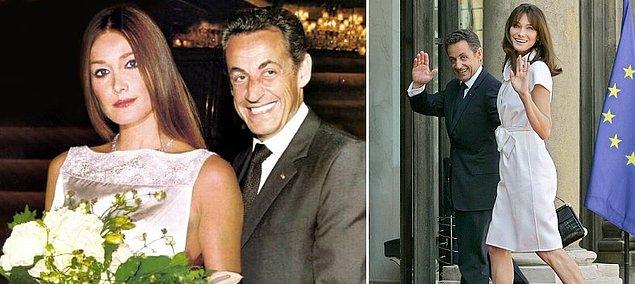 7. Nicolas Sarkozy  ve Carla Bruni 2008