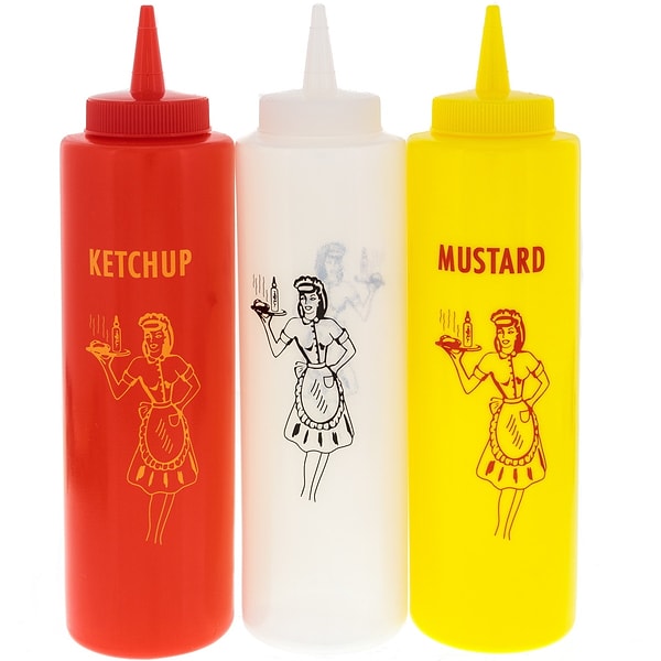 2. Бутылочки для соусов, майонеза, кетчупа и т.д.