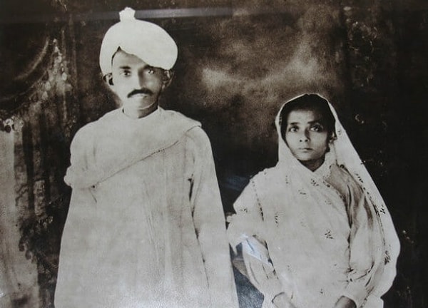 8. Махатма Ганди и Кастурба Ганди,1883 - 1944