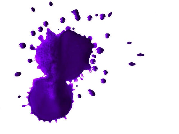 3. В этом пятне больше 10 оттенков сиреневого?