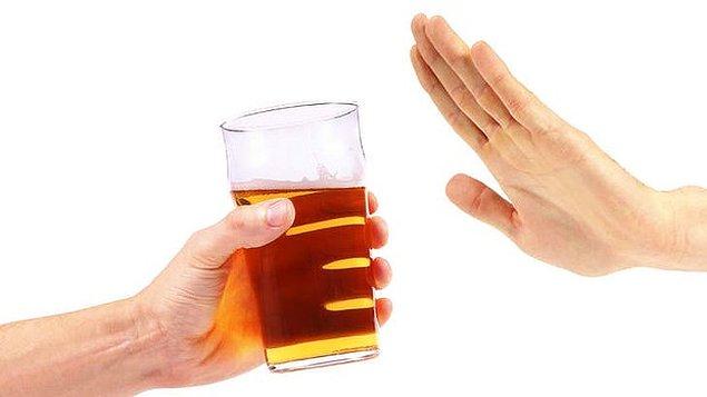 12. Alkolden uzak durun.