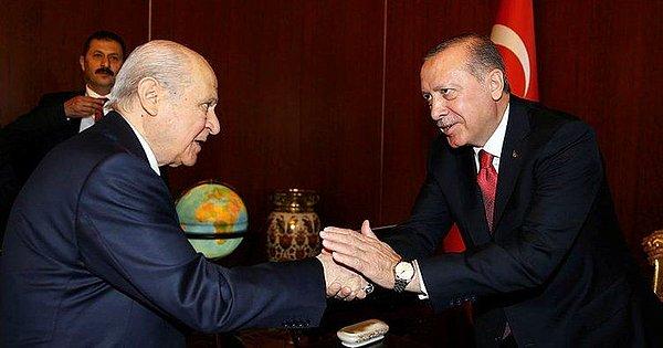 Erdoğan ayrıca, Devlet Bahçeli'nin "MHP, AK Parti ile sonuna kadar birlikte mücadele etmeye kararlıdır" açıklamasını değerlendirdi.