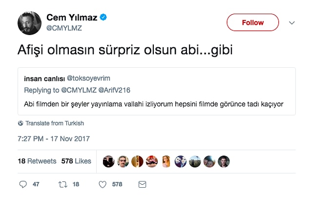 6. Fragmansız film olmaz ki ama...