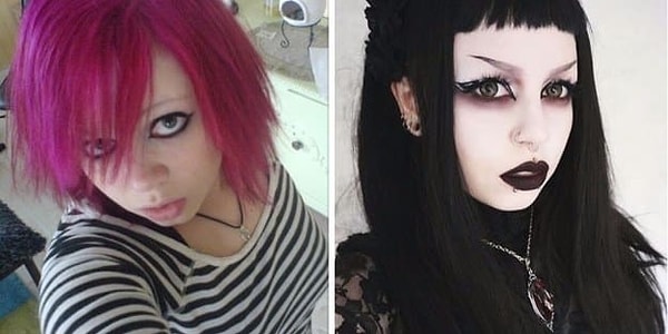 2. Эта девушка так и осталась в образе "фрика"