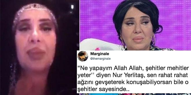 Instagram'daki Canlı Yayında "Ne Yapayım Allah Allah, Şehitler Mehitler Yeter!" Diyen Nur Yerlitaş'a Tepkiler Büyüyor!
