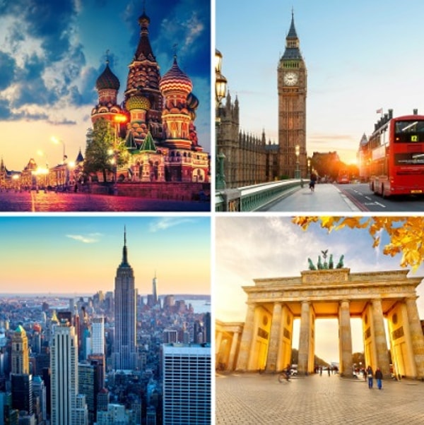 5. Какой из этих городов лишний?