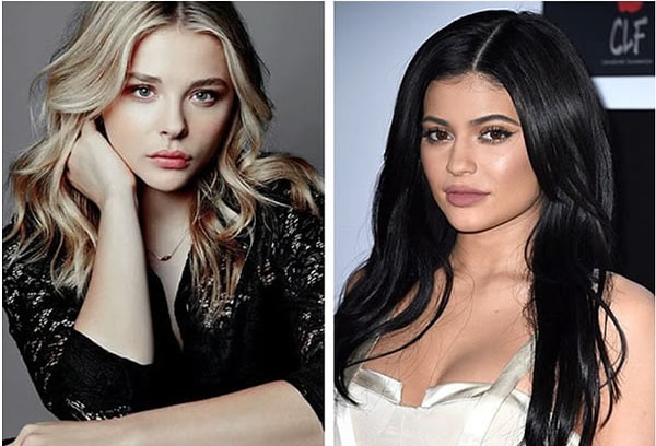 1. Хлоя Грейс Морец и Кайли Дженнер - 20 лет