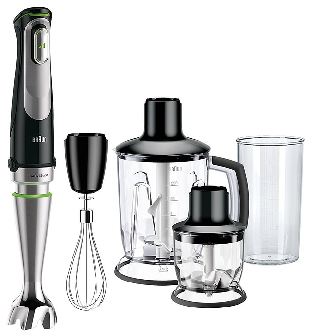 3. Mutfağınızı "gerçek bir mutfak" haline getirmeye and içmiş tüm aparatlarıyla Braun MQ 9045X Blender