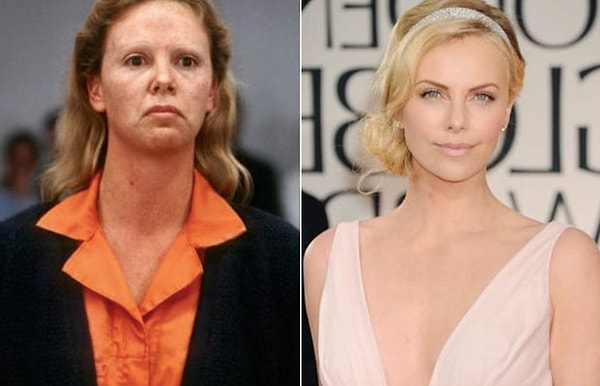 2. Шарлиз Терон в роли Эйлин Уорнос из фильма "Монстр"