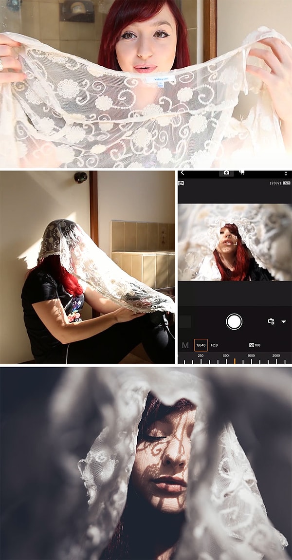 15. Кружево и правильный ракурс помогут вам создать интересное фото